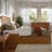 Mission Solid Wood Platform Bed with Panel Footboard and Roll Out Trundle-96140412
