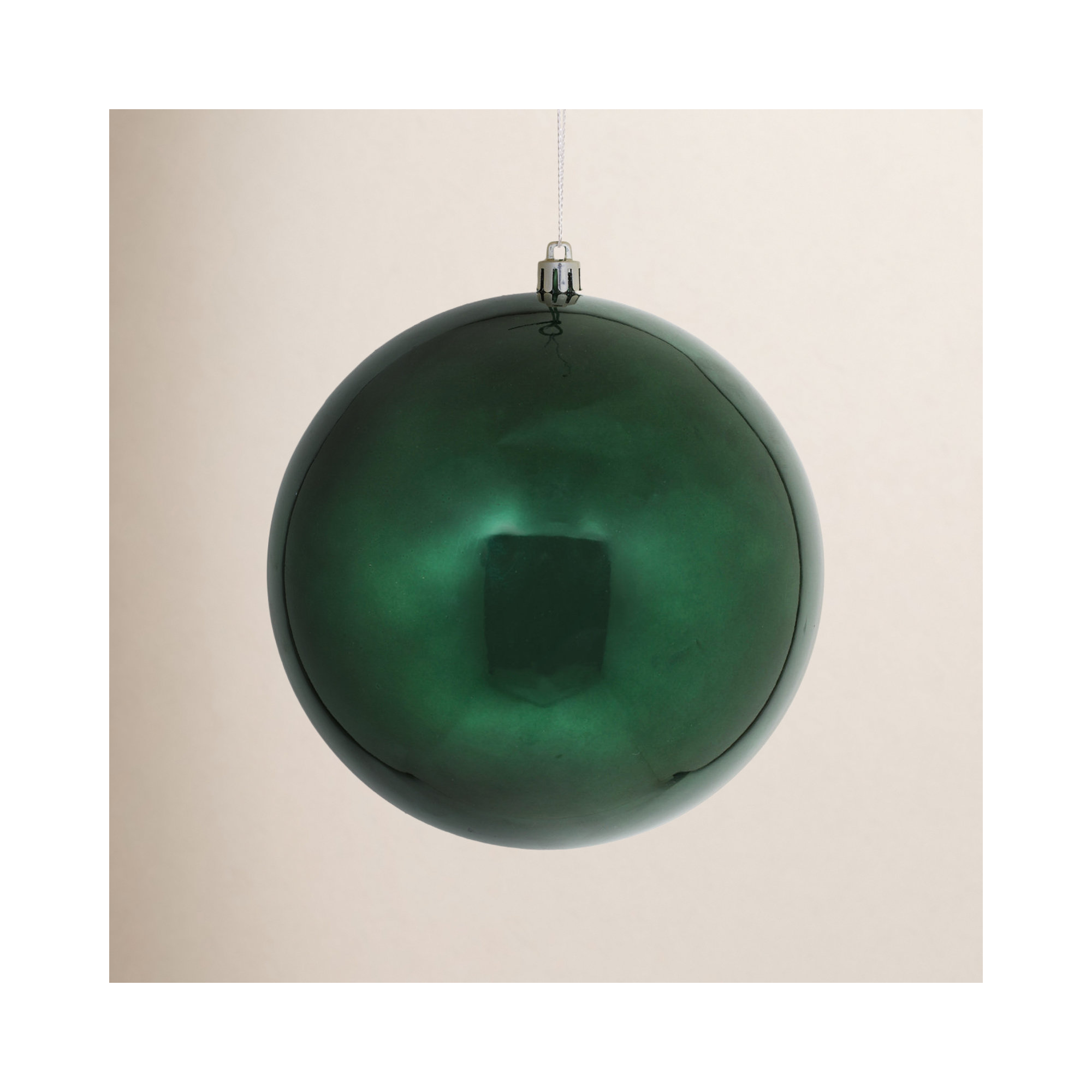 Midnight Green Ball Ornament, 4.75"