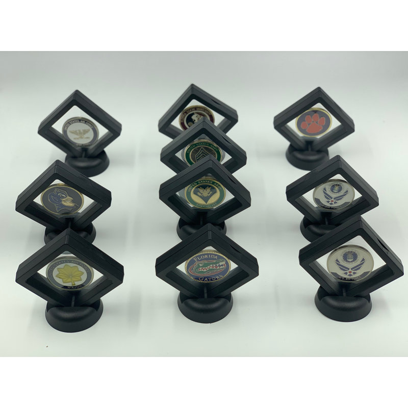 2.75'' H x 2.75'' W Wood Display Cases