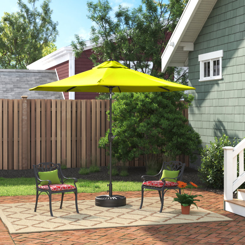Parasol de marché 108 "Pierpoint, Vert lime, Noir