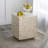 Square Capiz Stool, Cream