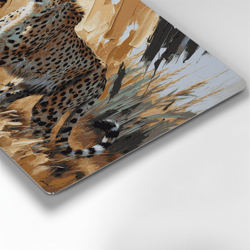 Art mural en métal Big Cats, H 20 po x l 30 po