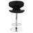 Duley Swivel Upholstered Adjustable Height Counter Stool with Metal Frame-712793658