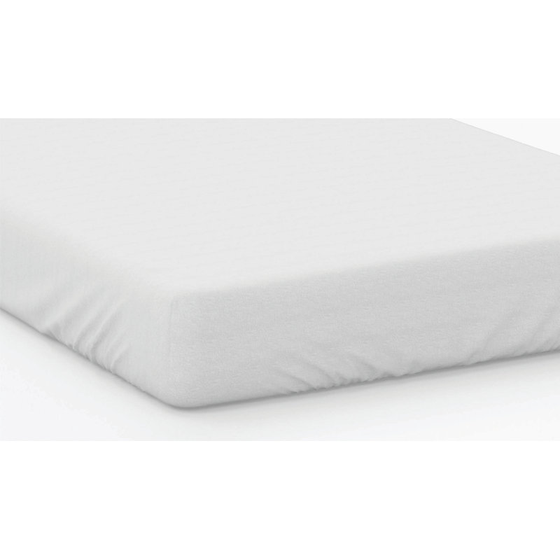 Plain Dye 200 TC Egyptian-Quality Cotton Egyptian Cotton Fitted Sheet, Ivory, Kingsize (5')