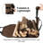 220LBS Firewood Log Rack with Carry Bag