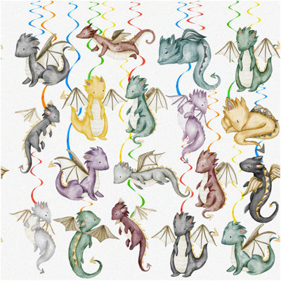 Neon Glow Dot Party Streamers 108ft Garland