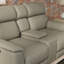 Causeuse inclinable électrique double avec console-121296322