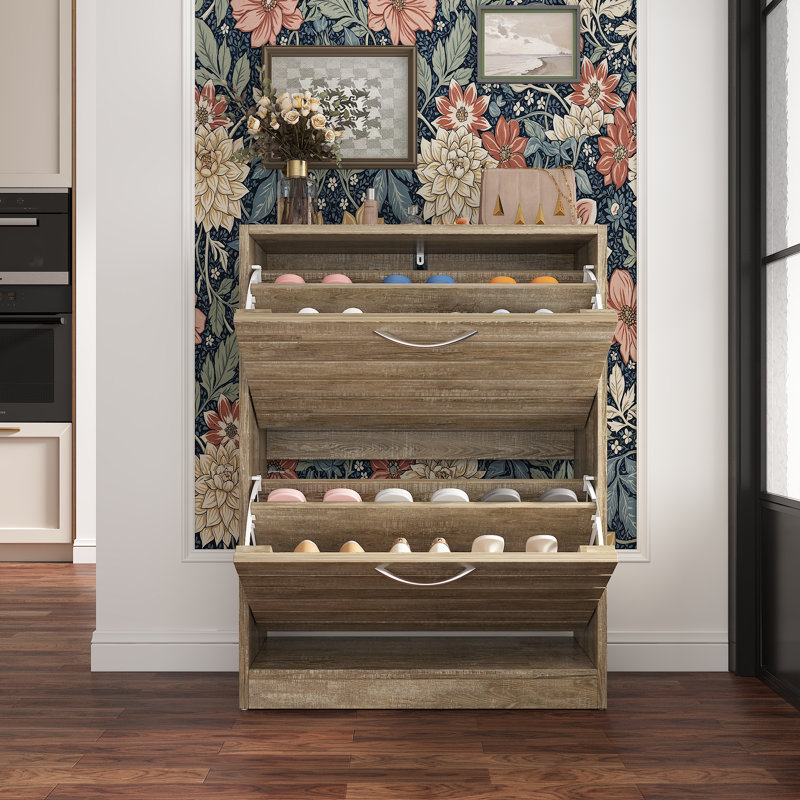 12 Pair Shoe Storage Cabinet