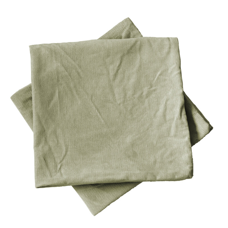Housse de coussin carré, 20 po X 20 po, Sauge
