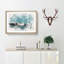 Wave Curl - Single Picture Frame Print on MDF-56882308-56882313