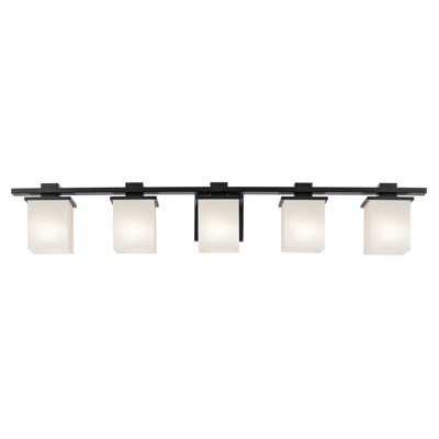 Éclairage pour meuble-lavabo à 5 lumières à intensité variable Nicoli