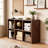 Farmhouse 6-Cube Bookcase Storage Organizer with Anti-Tip Kit for Home Office and Living Room