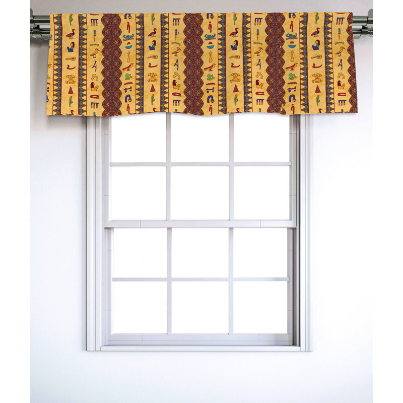 Sateen Ruffled Window Valance