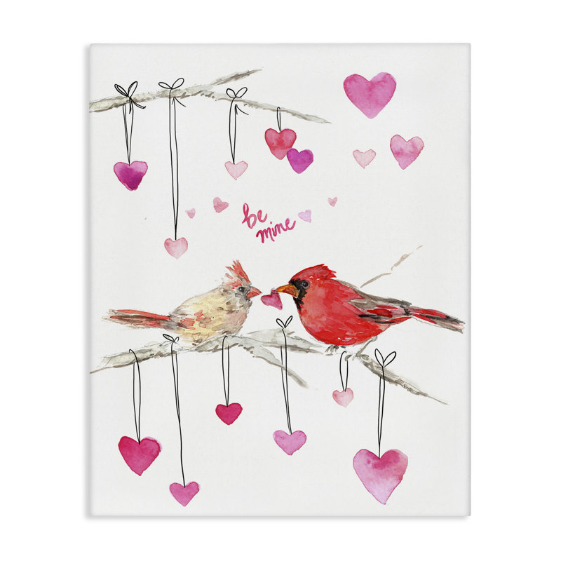 «Be Mine Cardinals» par Melissa Hyatt, H 20 po x l 16 po