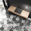 Ebru 9.13 in. x 10.5 in. Glossy Porcelain Tile