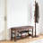 Two-Tier Entryway Shoe Bench With Adjustable Shelves-1834045049