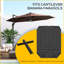 Breydan 90kg HDPE Umbrella Base with Wheels