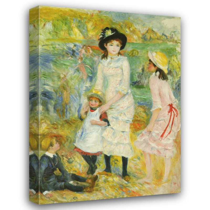 Enfants au bord de la mer, Guernsey, H 48 po x l 34 po