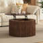 Table basse ronde à plateau relevable-129197470