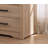 Saguenay Sandle Wood 3 Drawers Nightstand Set Of 2-739767306