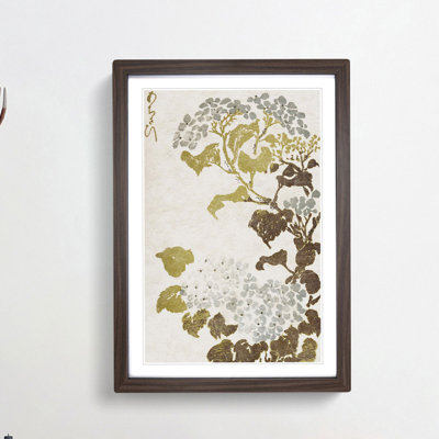 Hydrangea Flowers - Picture Frame Painting Print