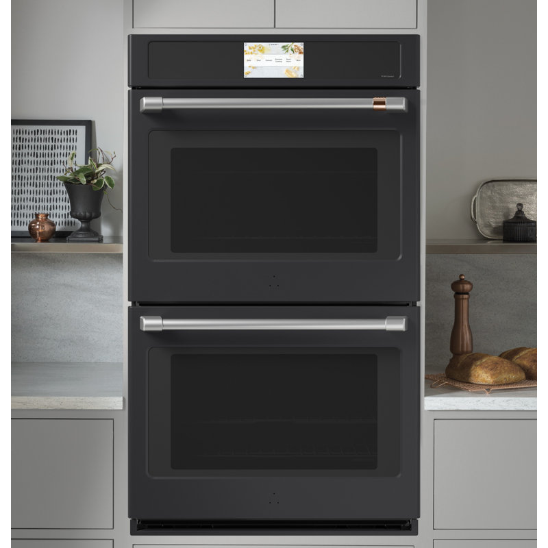 Professional Series Smart Built-in 30" Self Cleaning Convection Electric Double Wall Oven, Matte Black