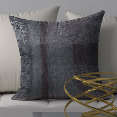 Abstract Reversible Throw Pillow