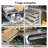 1 Pair Drawer Runners Slides Heavy Duty W/Locking Full Extension 260Ib Side Mount Rails-60247871