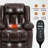 Dual Motor Infinite Position Up To 350 Lbs Electric Medium Size Genuine Leather Power Lift Recliner Chair With 8-Point Vibration Massage And Lumbar Heating-1352262560