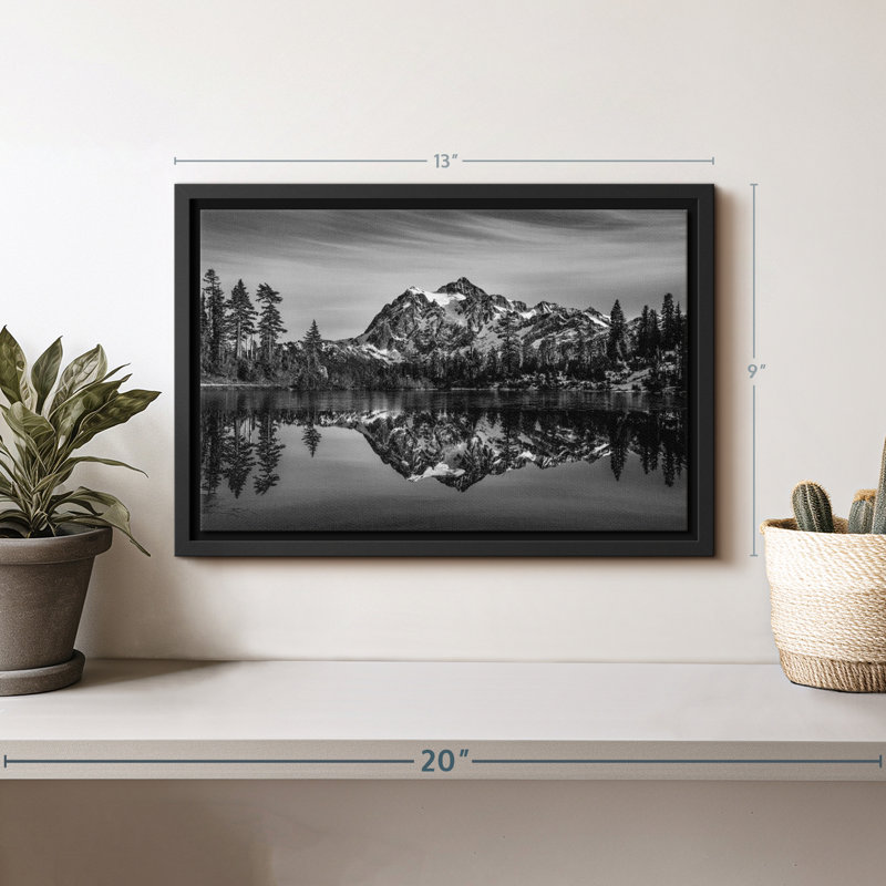 " Monochromatic Mountain ", 13" H x 9" W