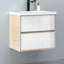 400mm Single Bathroom Vanity with Integrated Resin Basin