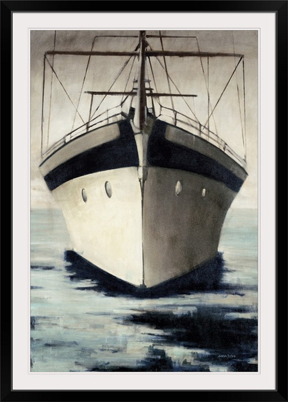 «Maylin Under Bow» par Joseph Cates, reproduction d'art, Cadre noir, H 26 po x l 20 po x P 1 po