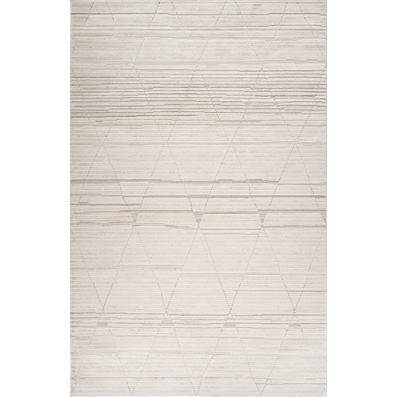 Rug Modern Indoor Doormat Rug, Beige Cream., Rectangle 6'7" x 9'6"