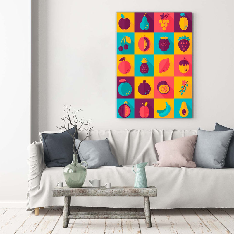 Fruits - Wrapped Canvas Print
