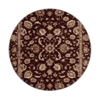 Turkish Brown Indoor and Outdoor Area Rug