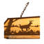 Deer At Lake 9 - Light Pendant