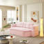Canapé confortable en velours côtelé moelleux-251406665