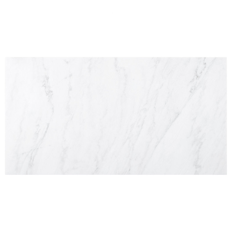 Rustic Espresso Rectangular Marble Top Dining Table Set