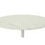 Table de salle à manger élégante à plateau rond en marbre blanc de 40 pouces avec piédestal compact-1983624648-1983624644-1983624655