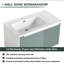 Ensemble de meuble-lavabo simple 19,90 po avec plateau en bois manufacturé Julijona
