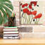 «Poppies And Cream 1» par Shirley Novak, art mural sur toile-516754153