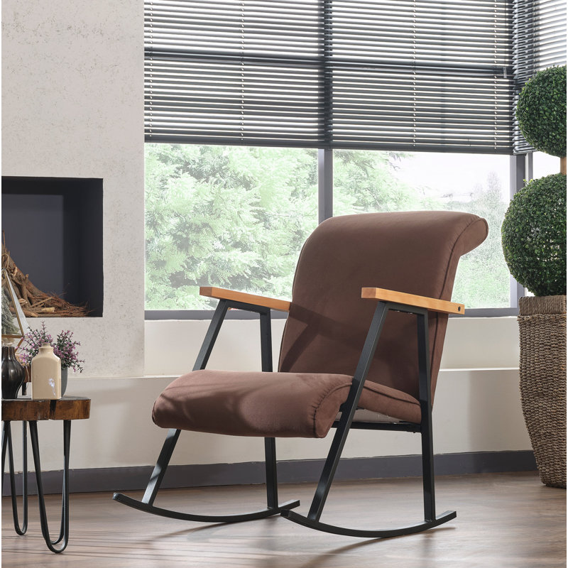 Chaise berçante Eastbury, Brun