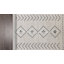 Tapis géométrique lavable à la machine Phoebe crème / ardoise foncé-1189696762