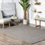 Tapis en jute Elfreide, gris-1140975257