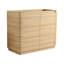 Freestanding Plywood Storage Cabinet With Dual Soft Closing Door Structure