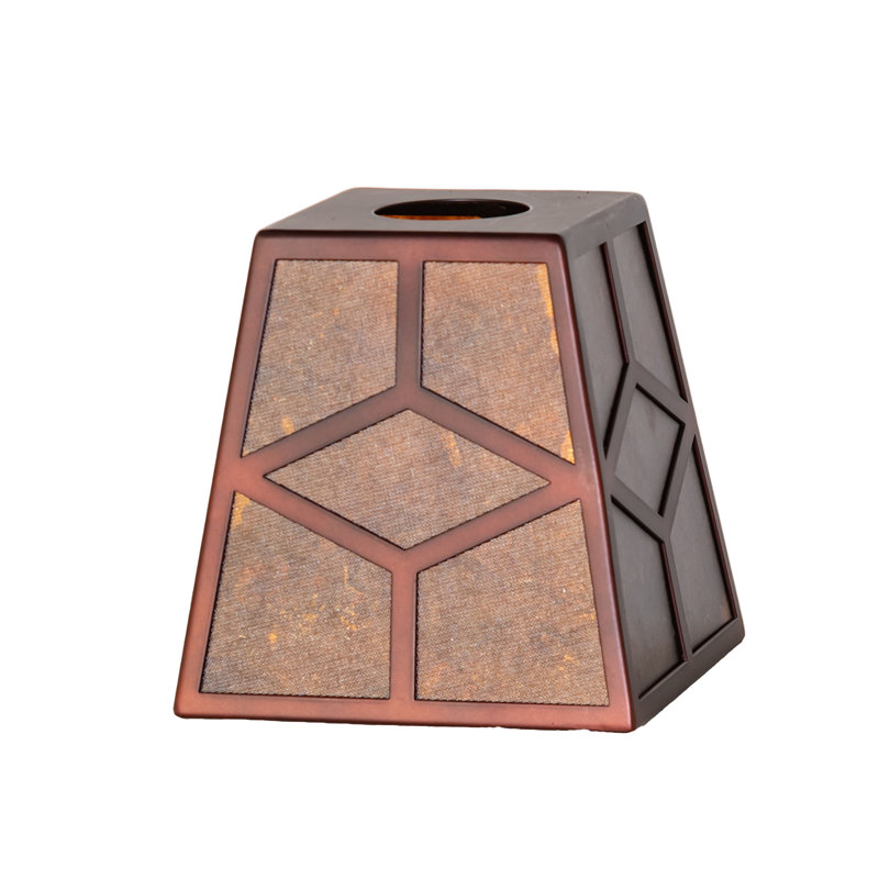 5" Square Diamond Craftsman Shade