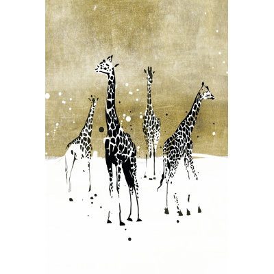 Spotted Giraffe I by Annie Warren - Wrapped Canvas Painting