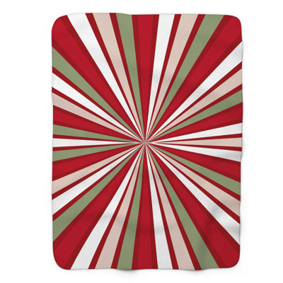 Groovy Yule - Couverture Sherpa de qualité supérieure 1 pièce