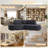Versatile Modular Sofas, Chenille Fabric, Contemporary Style For Home