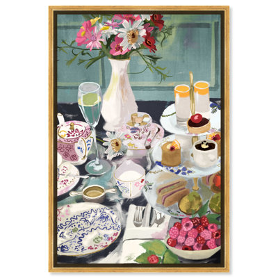 Help Yourself Dessert Canvas Modern Kitchen Print by Art Remedy